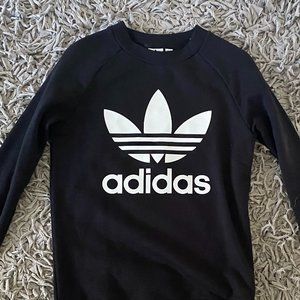 Black Adidas Crewneck
